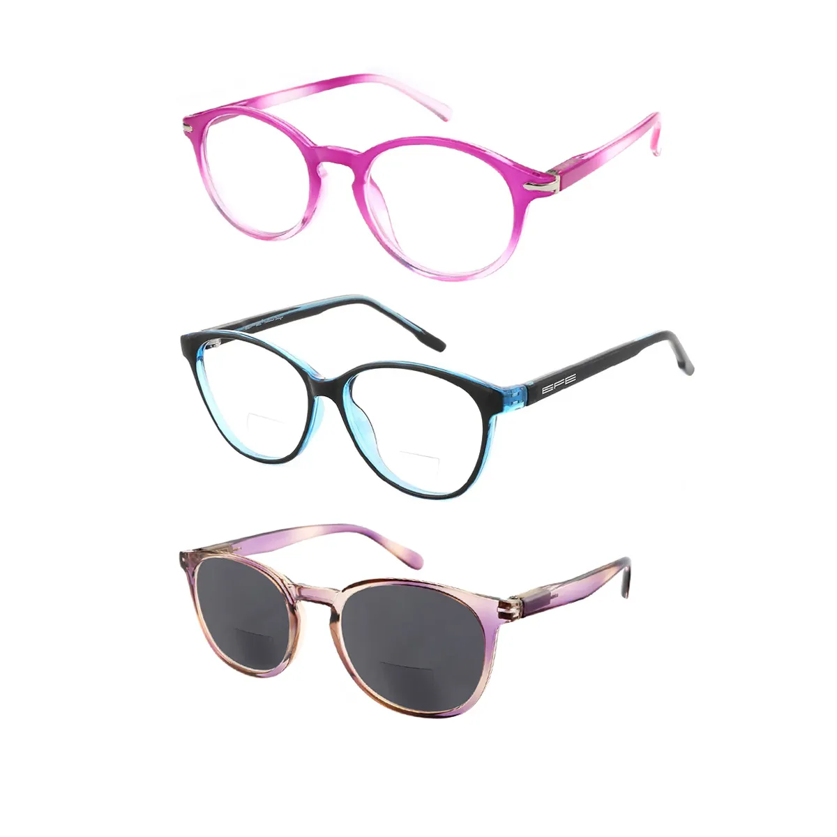Fashion Oval Multicolor Reading Glasses for Women